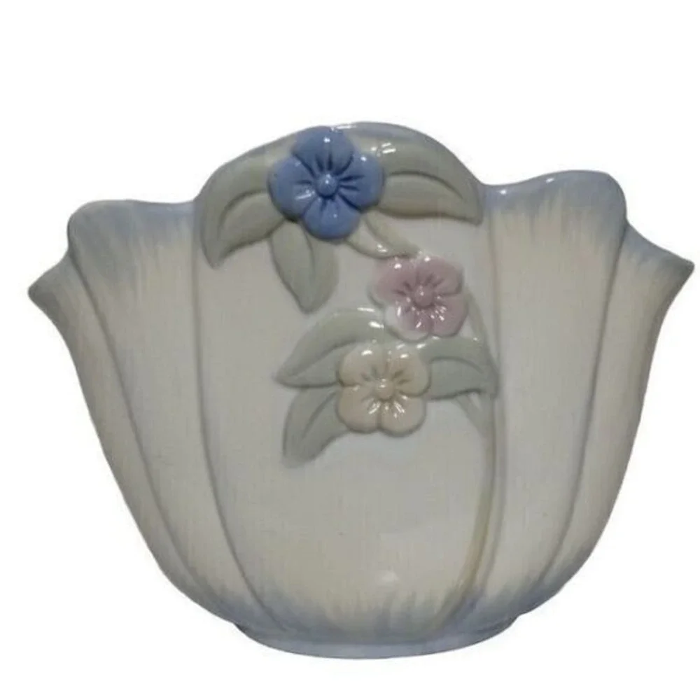 FTD Ceramic Planter Floral Cachepot 